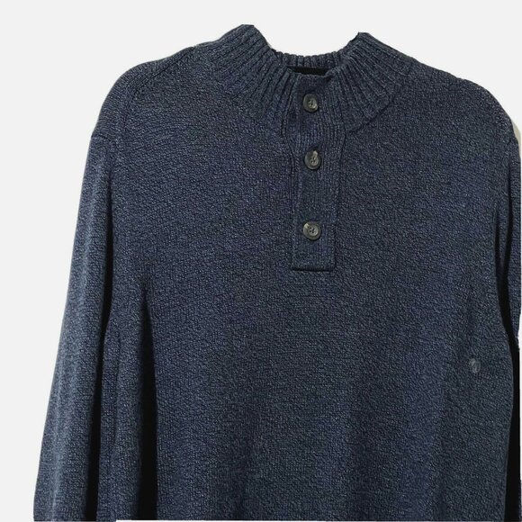American Eagle Outfitters Mens Seriously Soft Navy Sweater Sz L New Without Tags - Picture 3 of 12